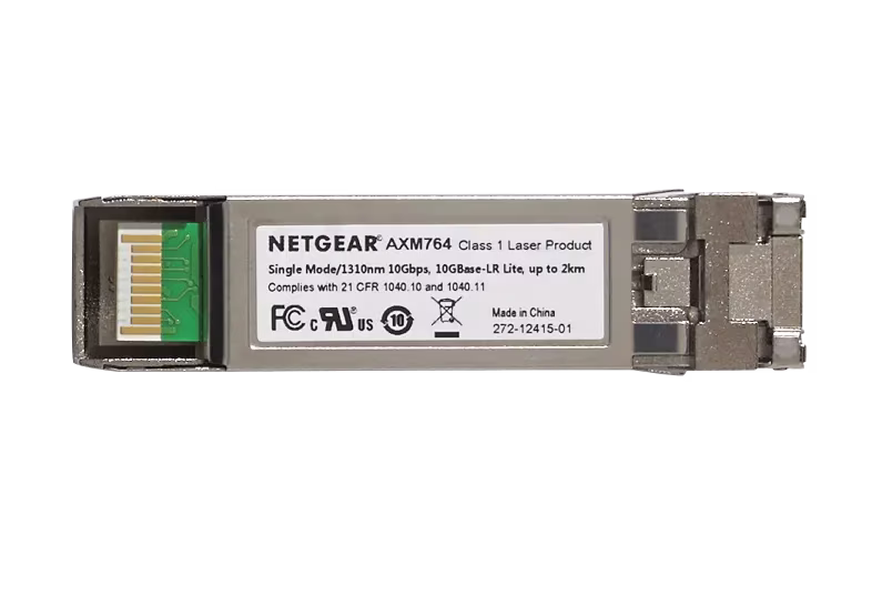 NETGEAR SFP+ Transceiver, Tek Mod 9/125µm Fiber için 10GBase-LR Lite Alıcı-Verici